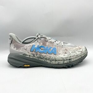 Hoka One One Speedgoat 6 Mens 13D Trail Running Shoe Sneaker Gray Hiking Trainer